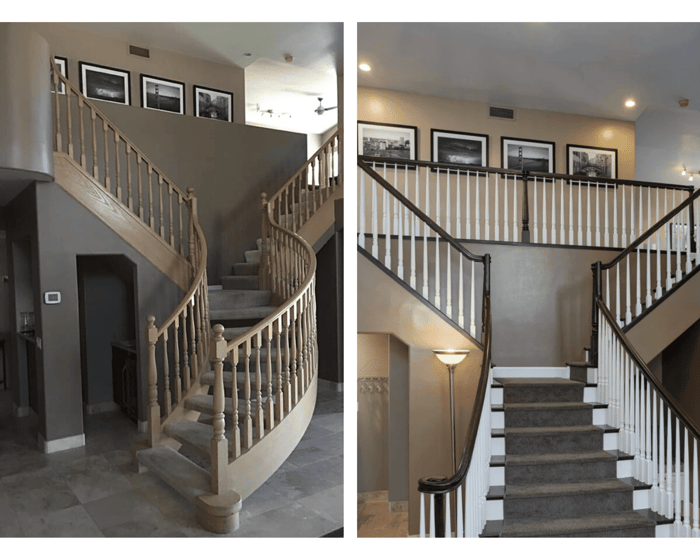 Before & After Staircase Remodel 