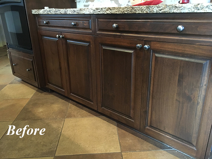 White oak cabinets in chandler kitchen remodel