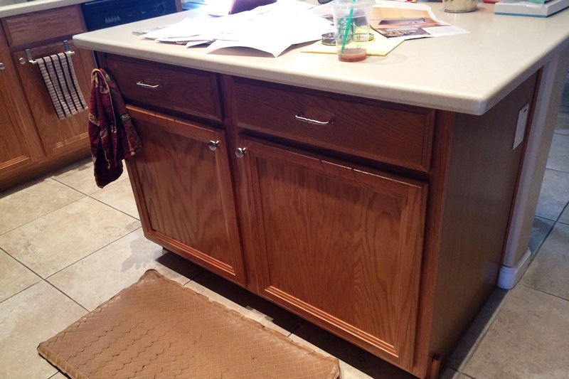 Phoenix AZ Kitchen Design Remodel before picture inset cabinets