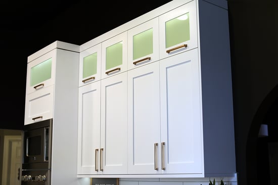 Kitchen remodel with white shaker cabinets