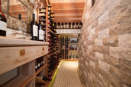 Under Stairs Wine Cellar