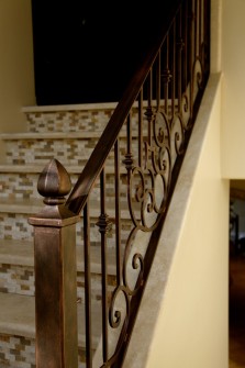 Custom Iron Stair Railing in Phoenix, AZ