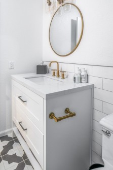 Scottsdale Bathroom Remodel with White Cabinets