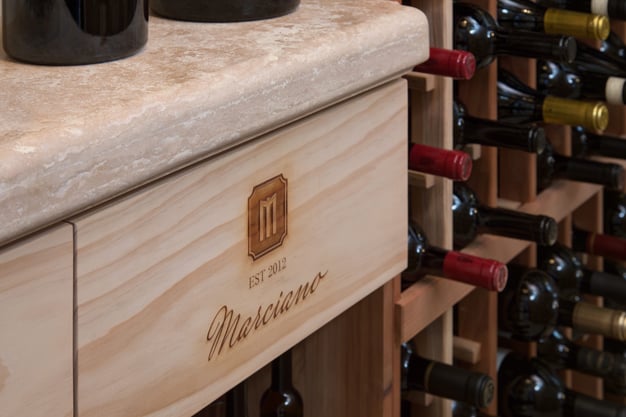 custom wine cellar design in phoenix