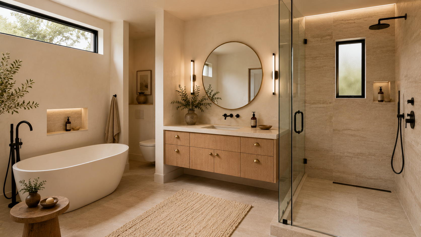 Full bath in ADU