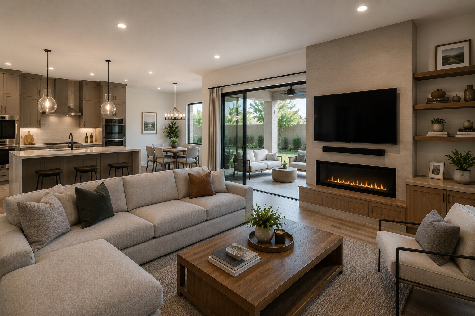 Premium primary suite home addition in Scottsdale with full bathroom and walk-in closet by Hochuli Design and Remodeling Team