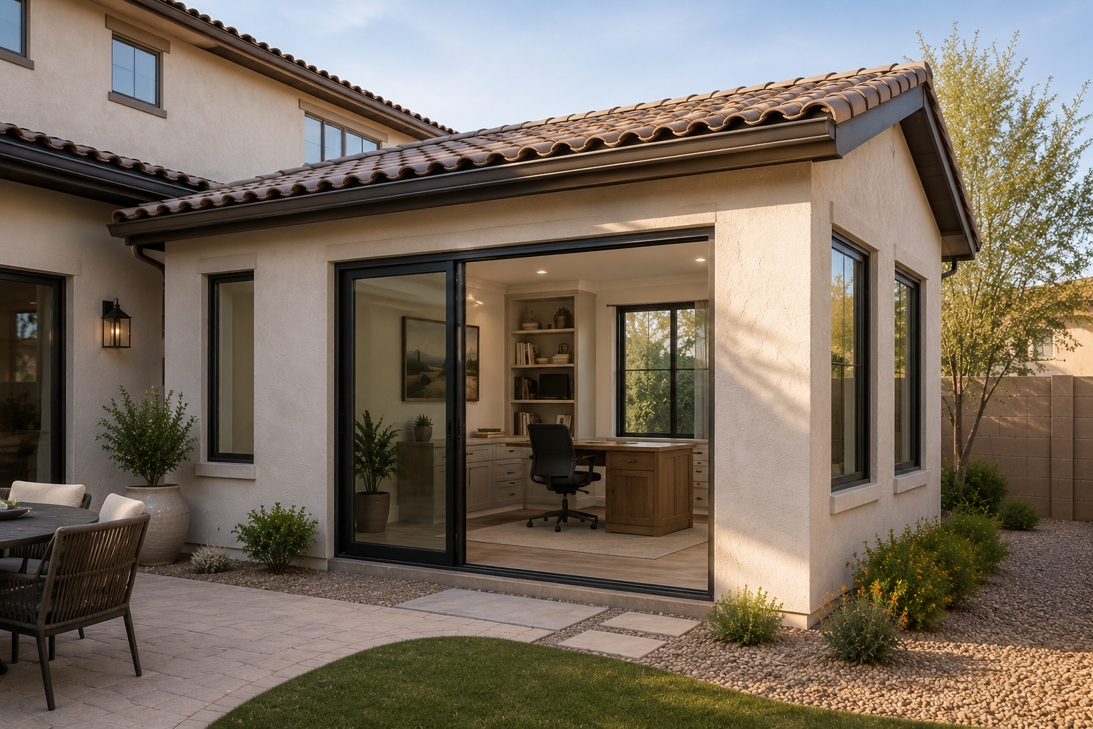 Medium addition 250 to 500 square feet