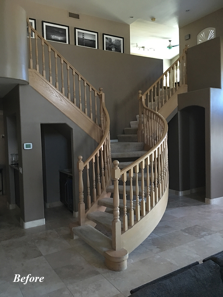 Custom staircase in phoenix