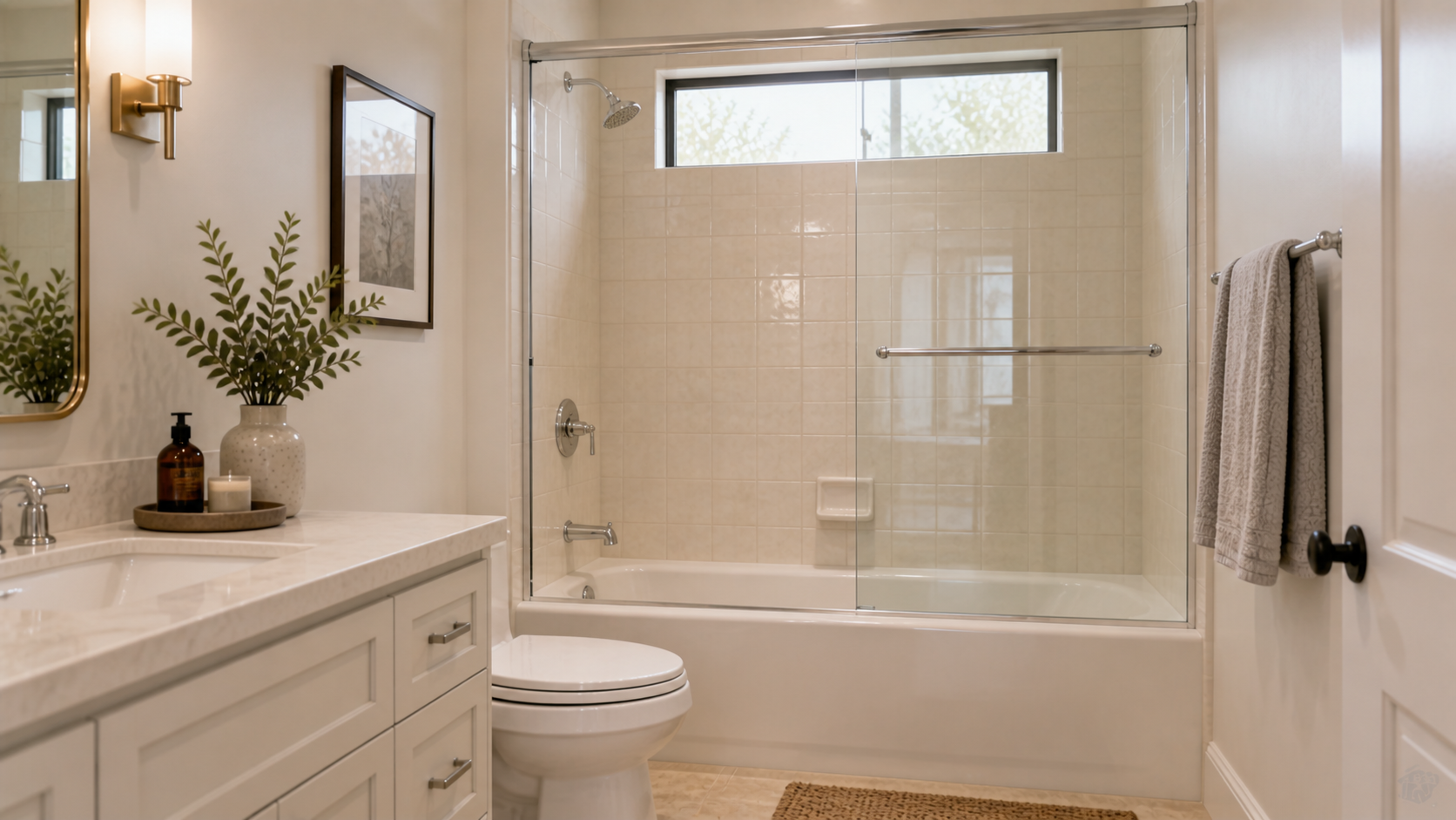 Keep existing shower