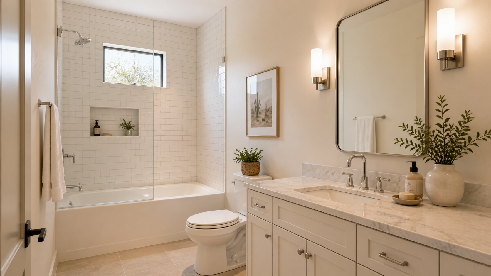 Medium bathroom