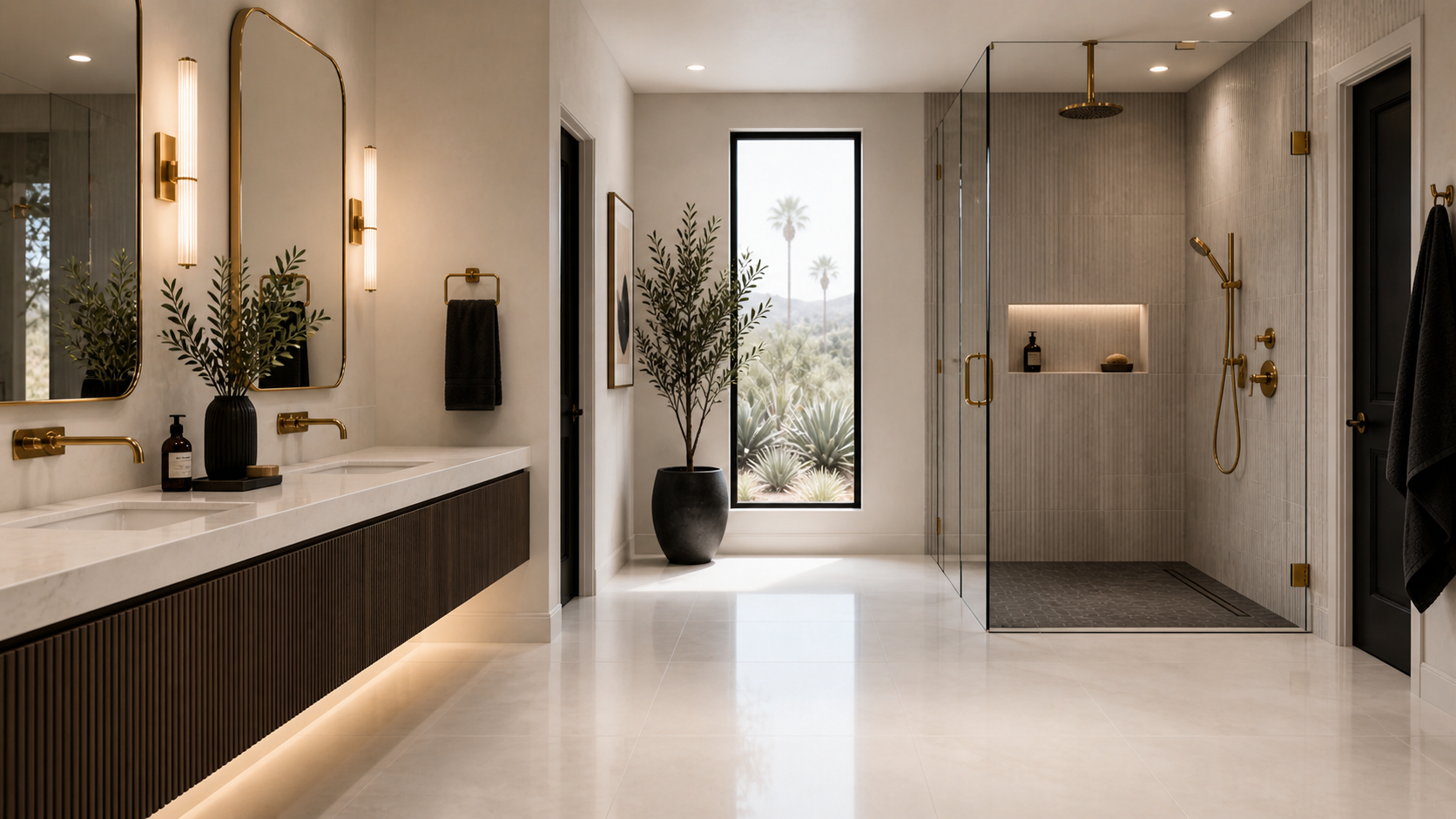No bathtub