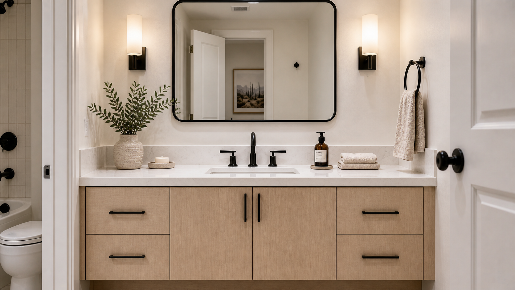 Keep existing vanity