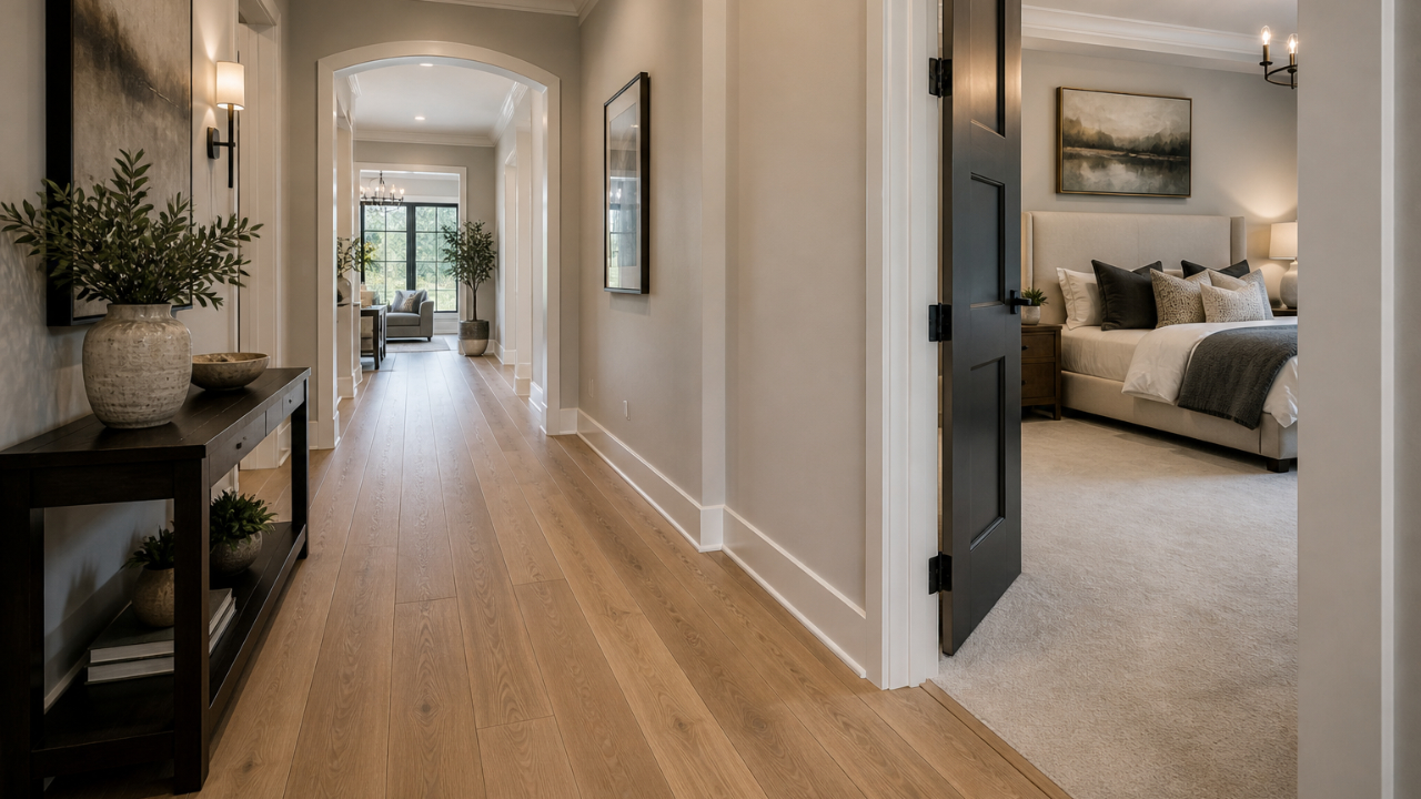 Major rooms flooring replacement