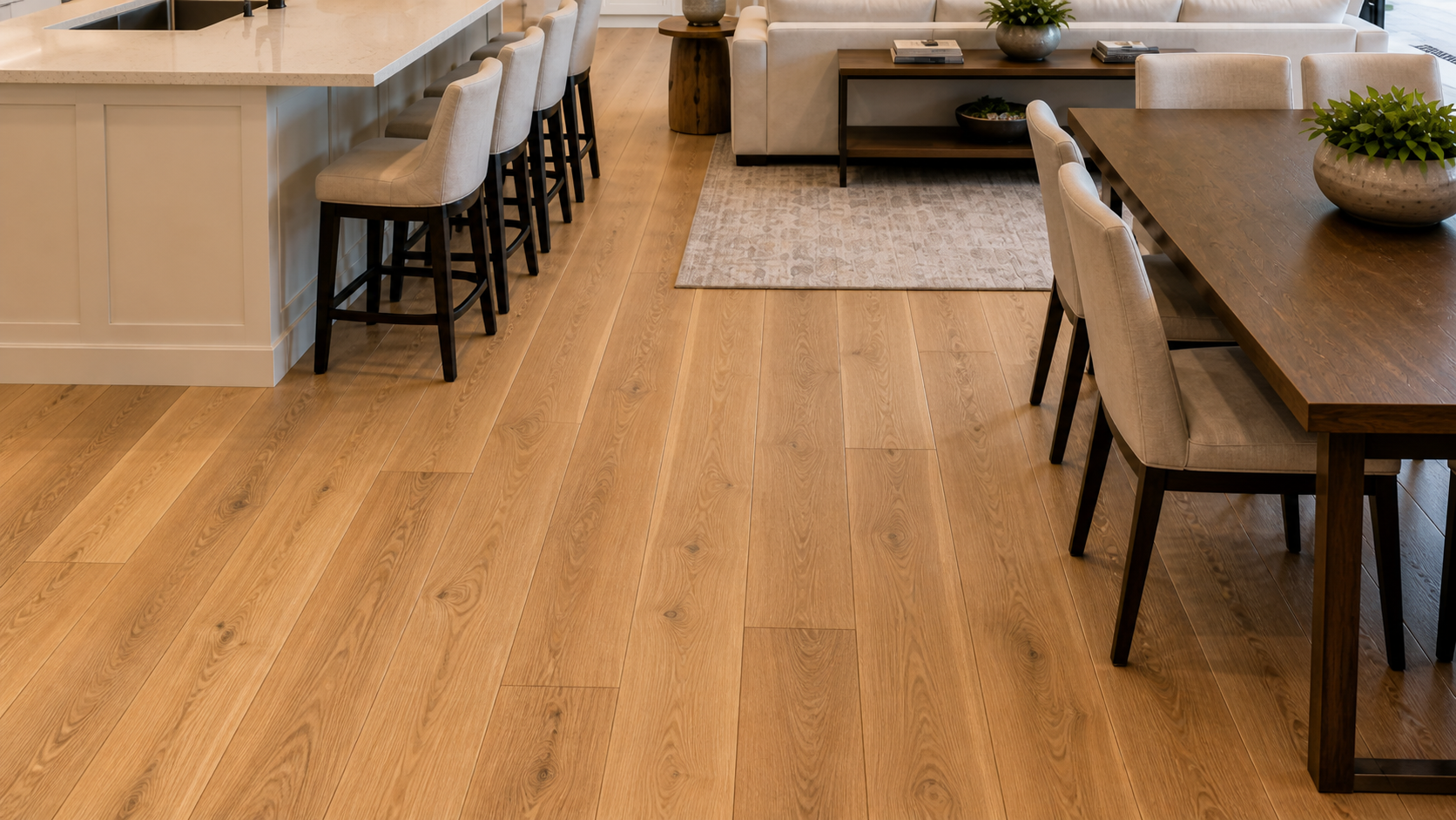 Keep existing flooring