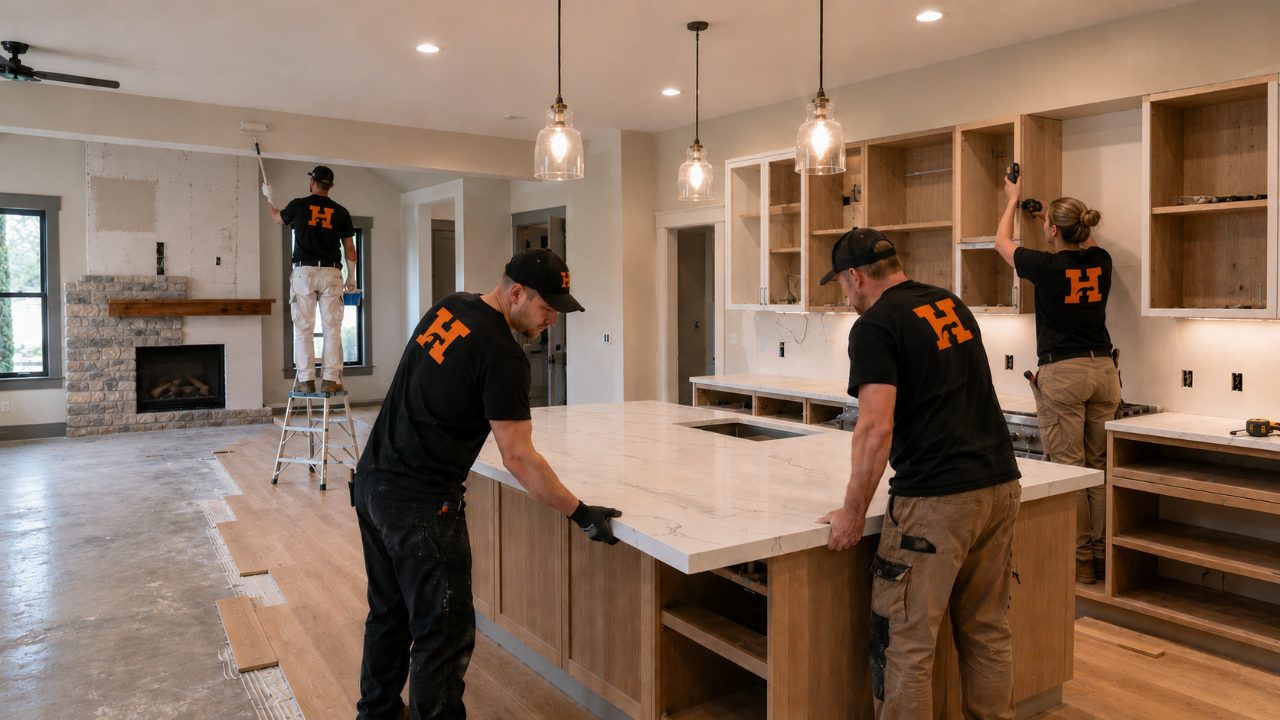Mid-range whole-house remodel