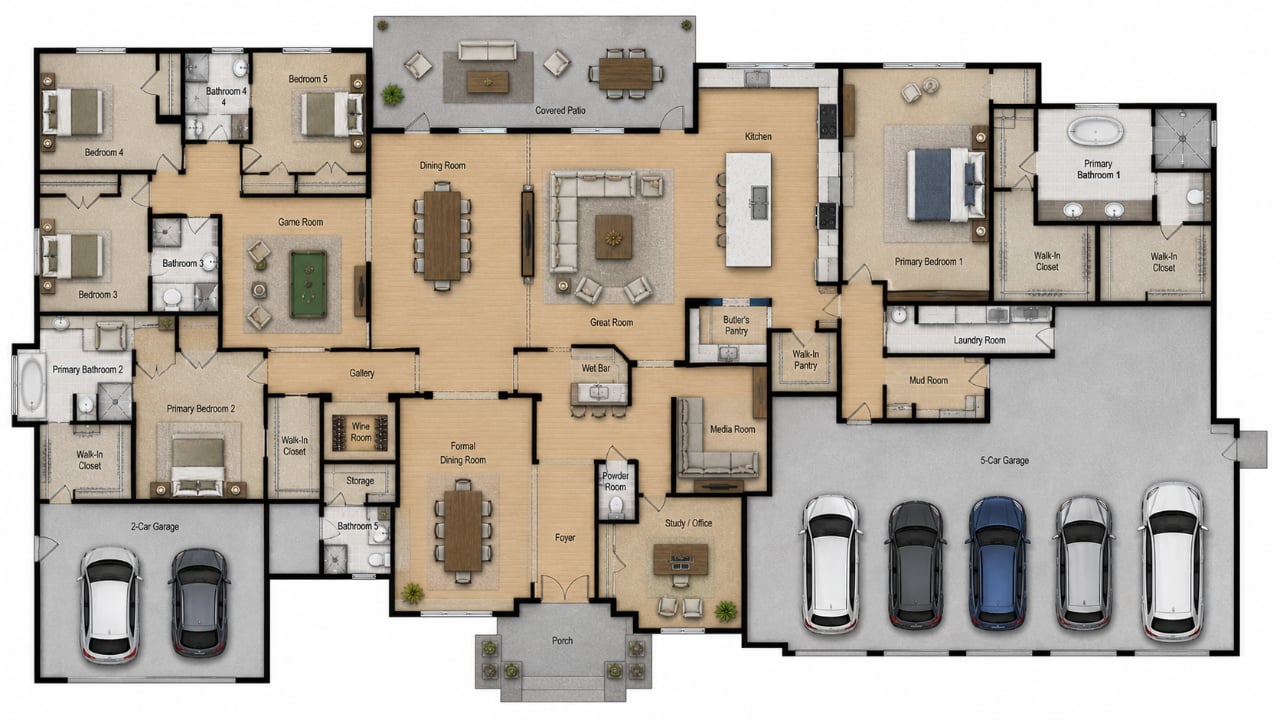 Estate home over 4,500 sqft